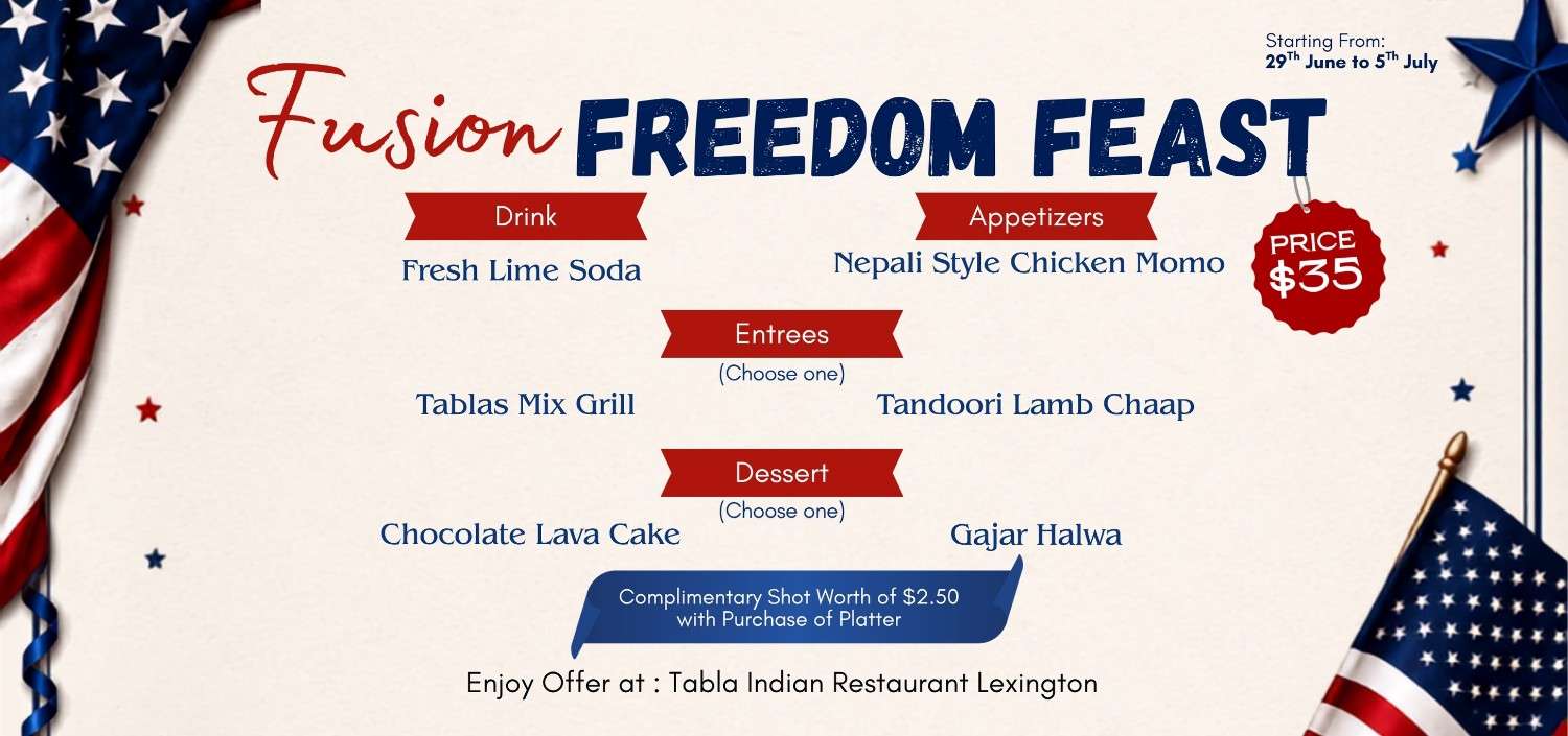 Independence Menu
